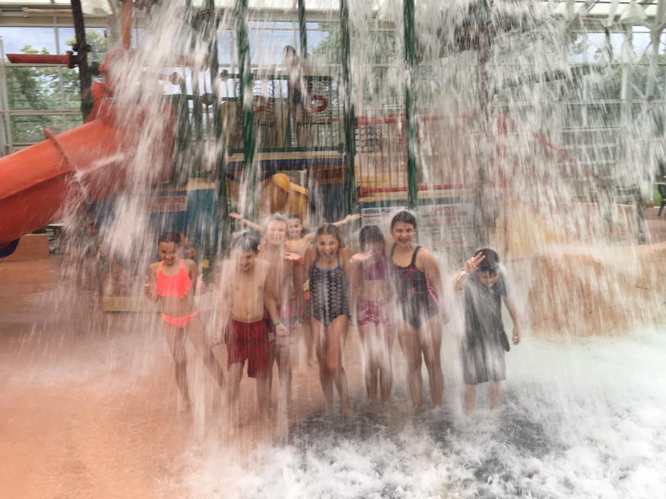 Kids at the Americana Waterpark