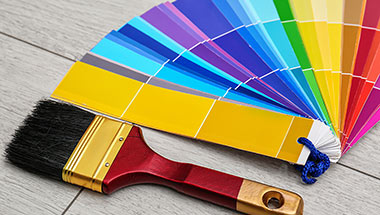 Paint samples at Sherwin Williams Paint Store Lundy's Lane