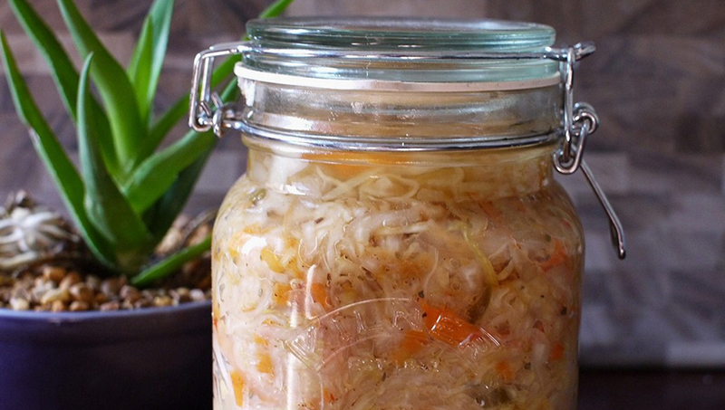 fermented sauerkraut