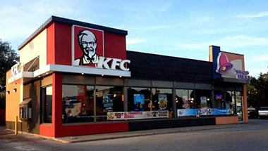 KFC and Taco Bell on Lundy's Lane