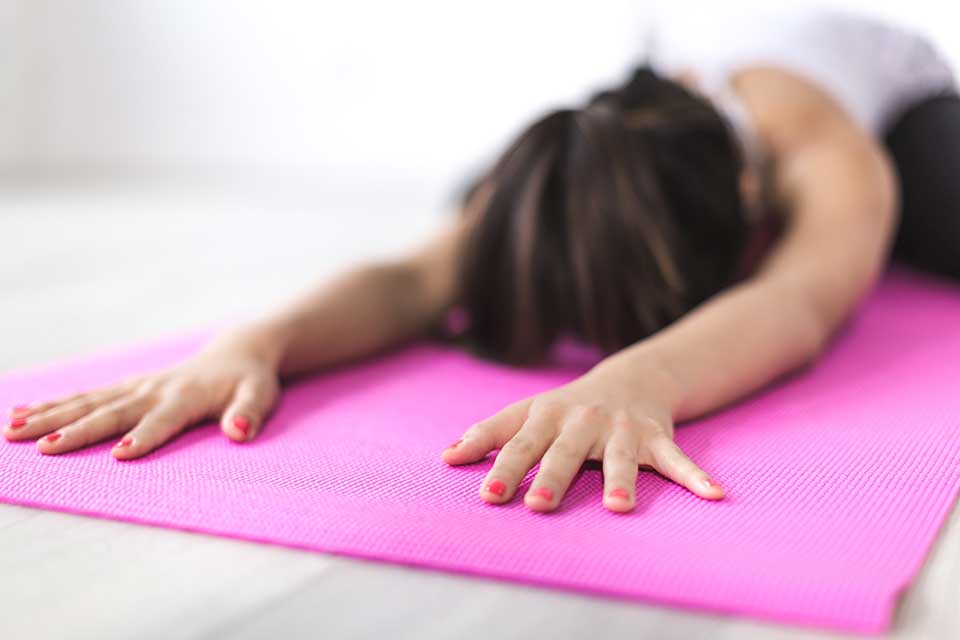 Woman doing a Yoga Pose